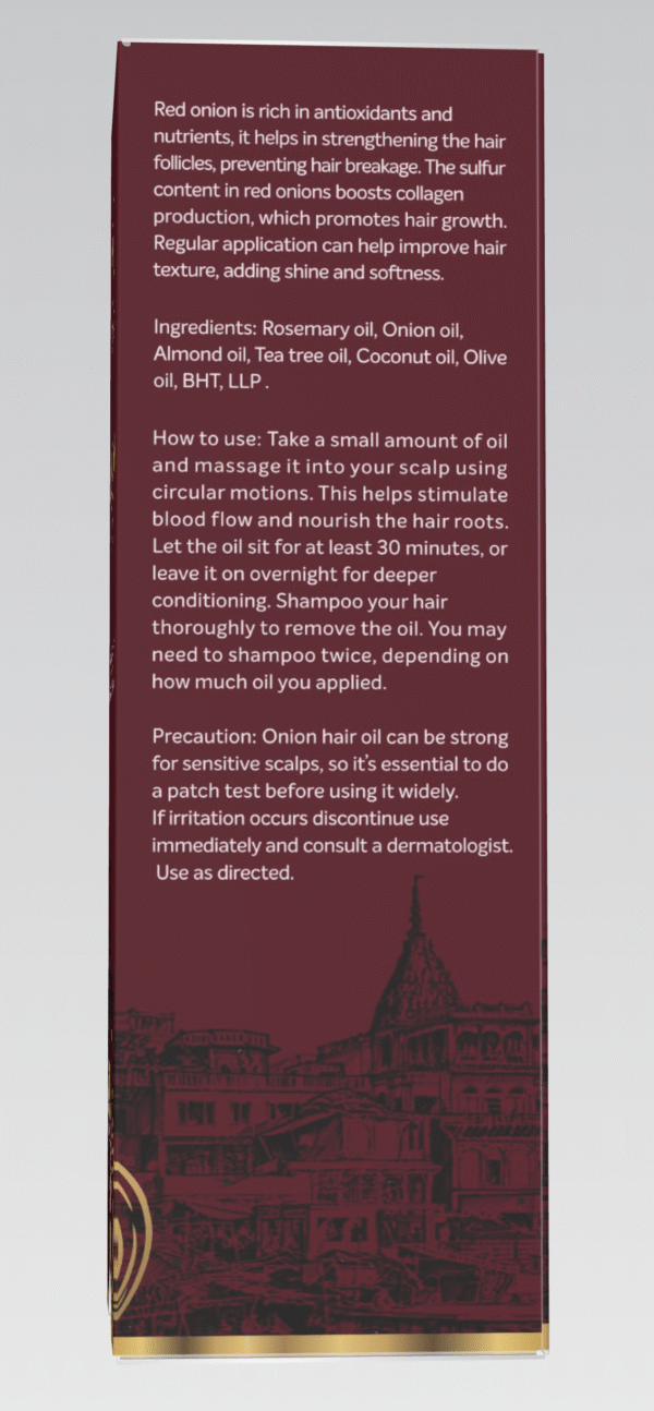 Red Onion Hair Oil - Image 3